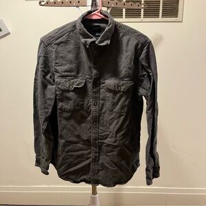 J. Crew Men's Charcoal Work Shirt size Small